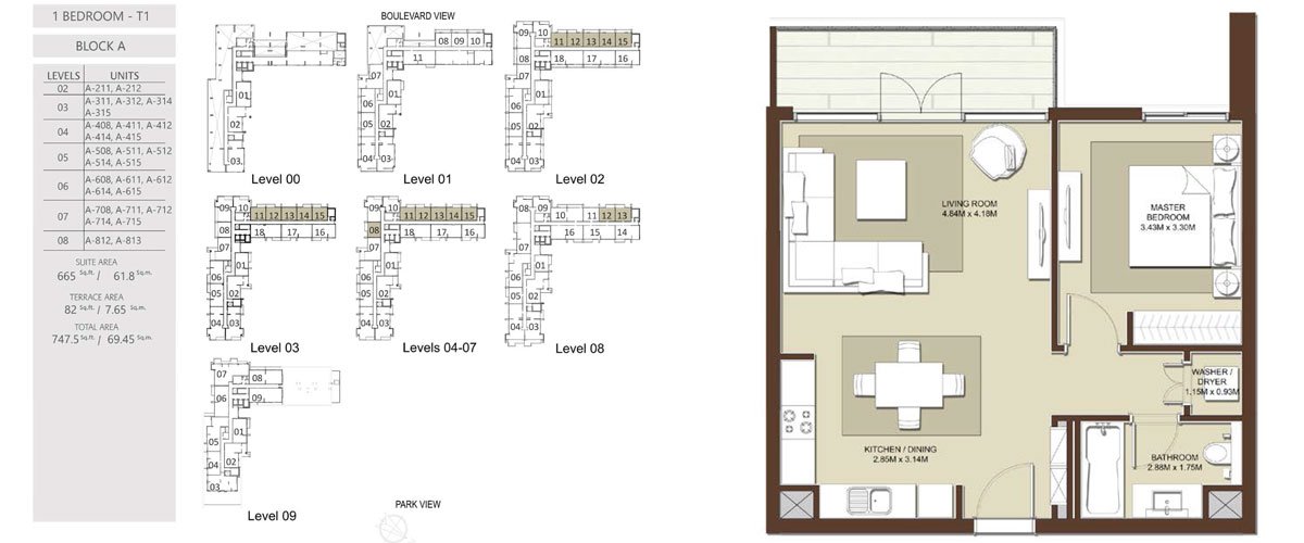 1 Bedroom