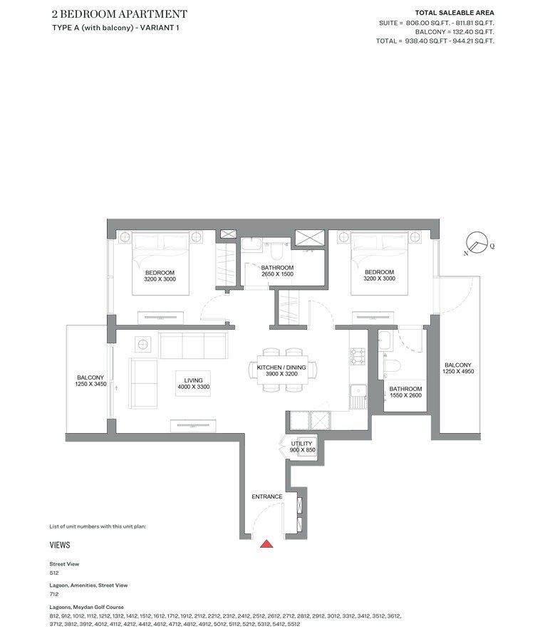 2 Bedroom