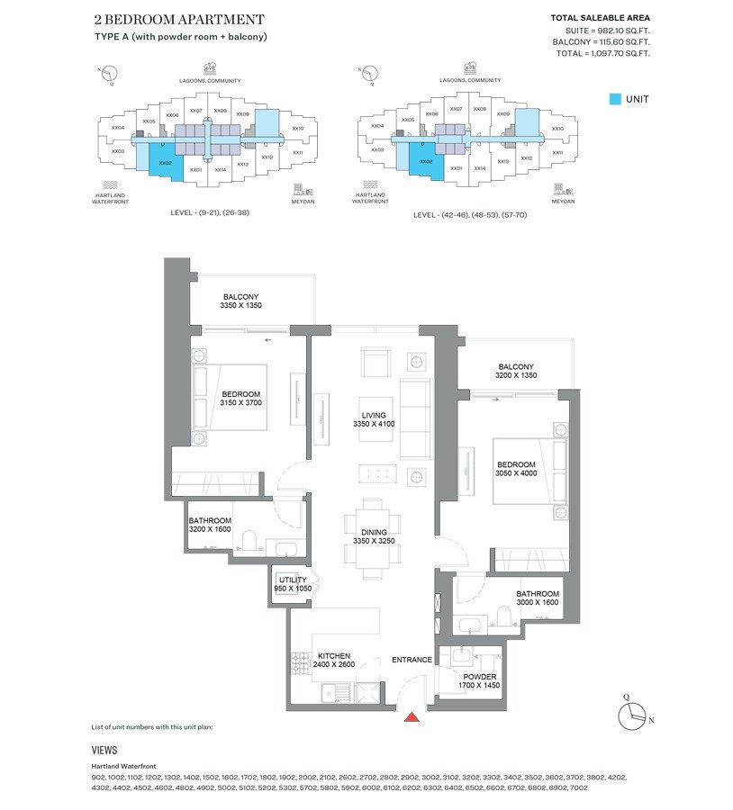 2 Bedroom