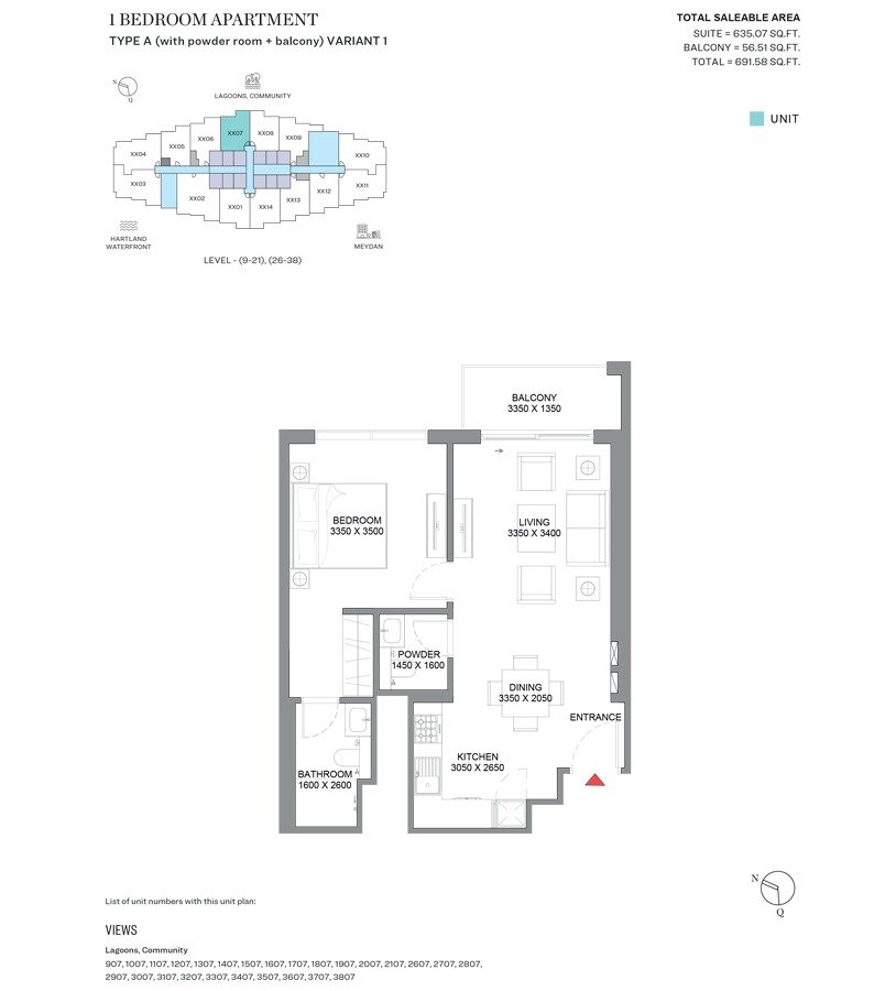 1 Bedroom