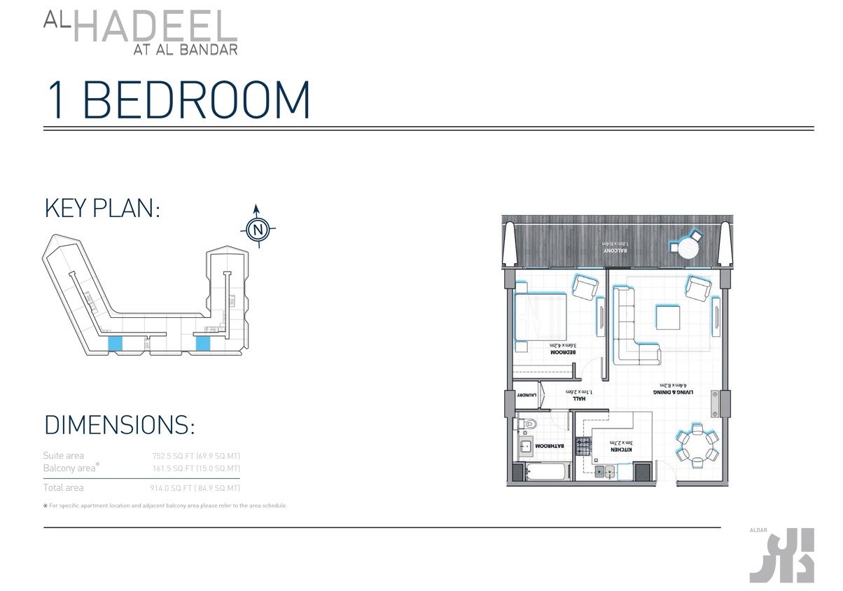 1 Bedroom Plan