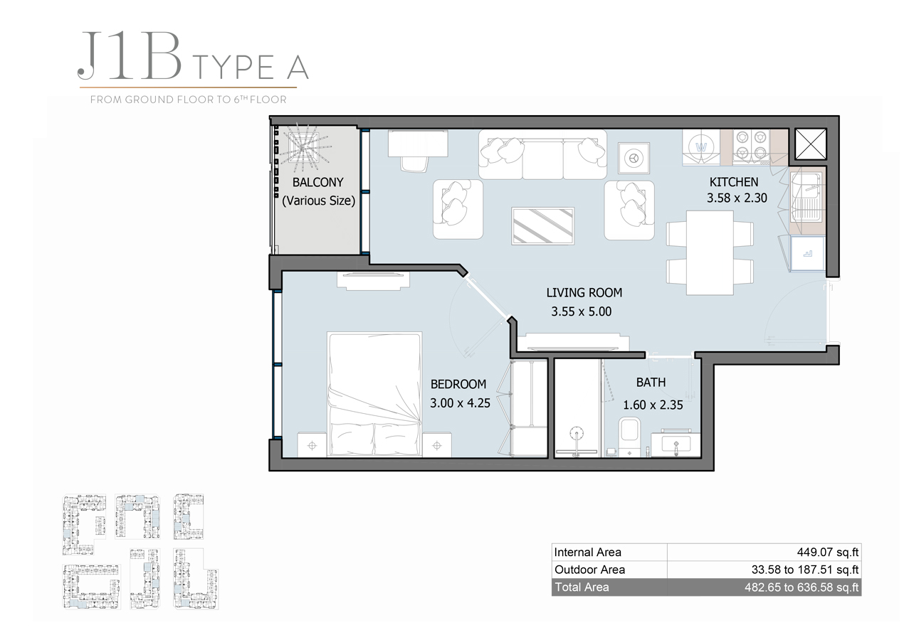 1 Bedroom