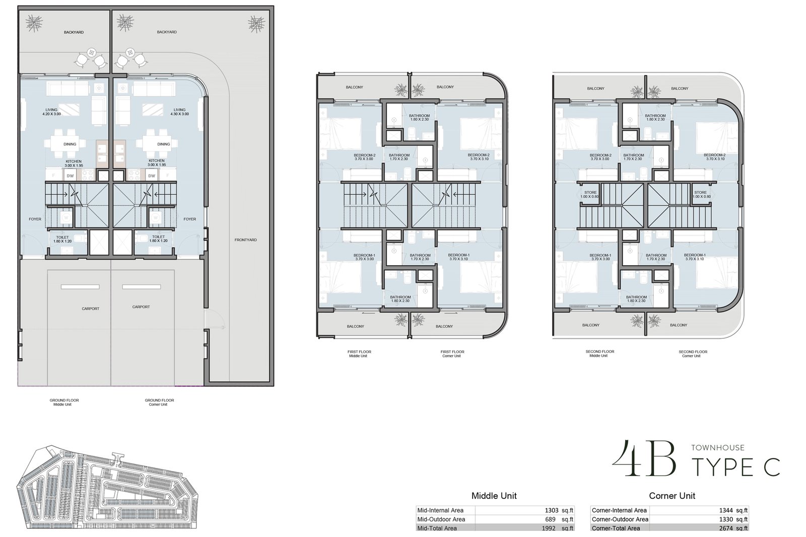 2 Bedroom Plan