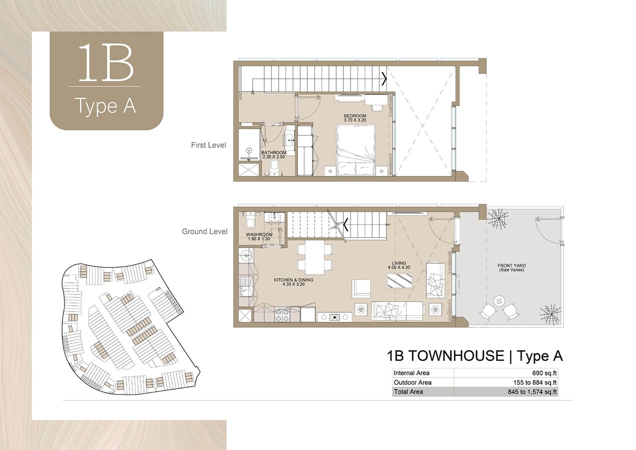 1 Bedroom Plan
