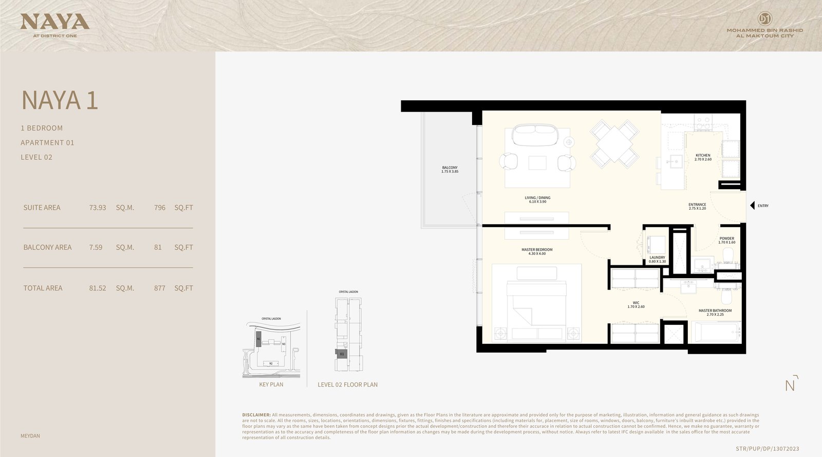 1 Bedroom Plan