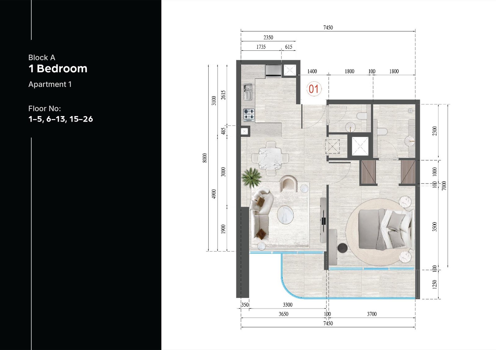 2 Bedroom