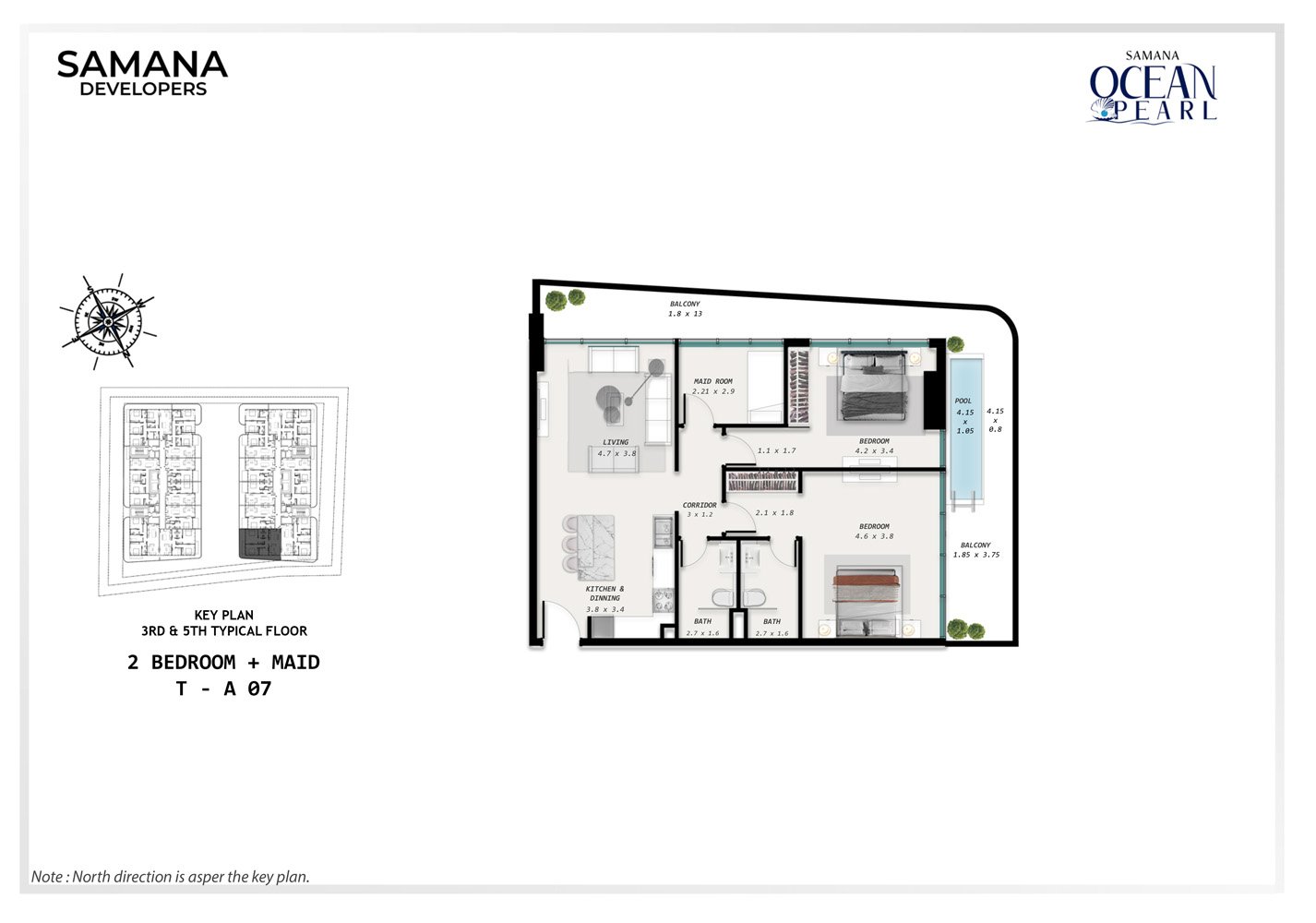 2 Bedroom