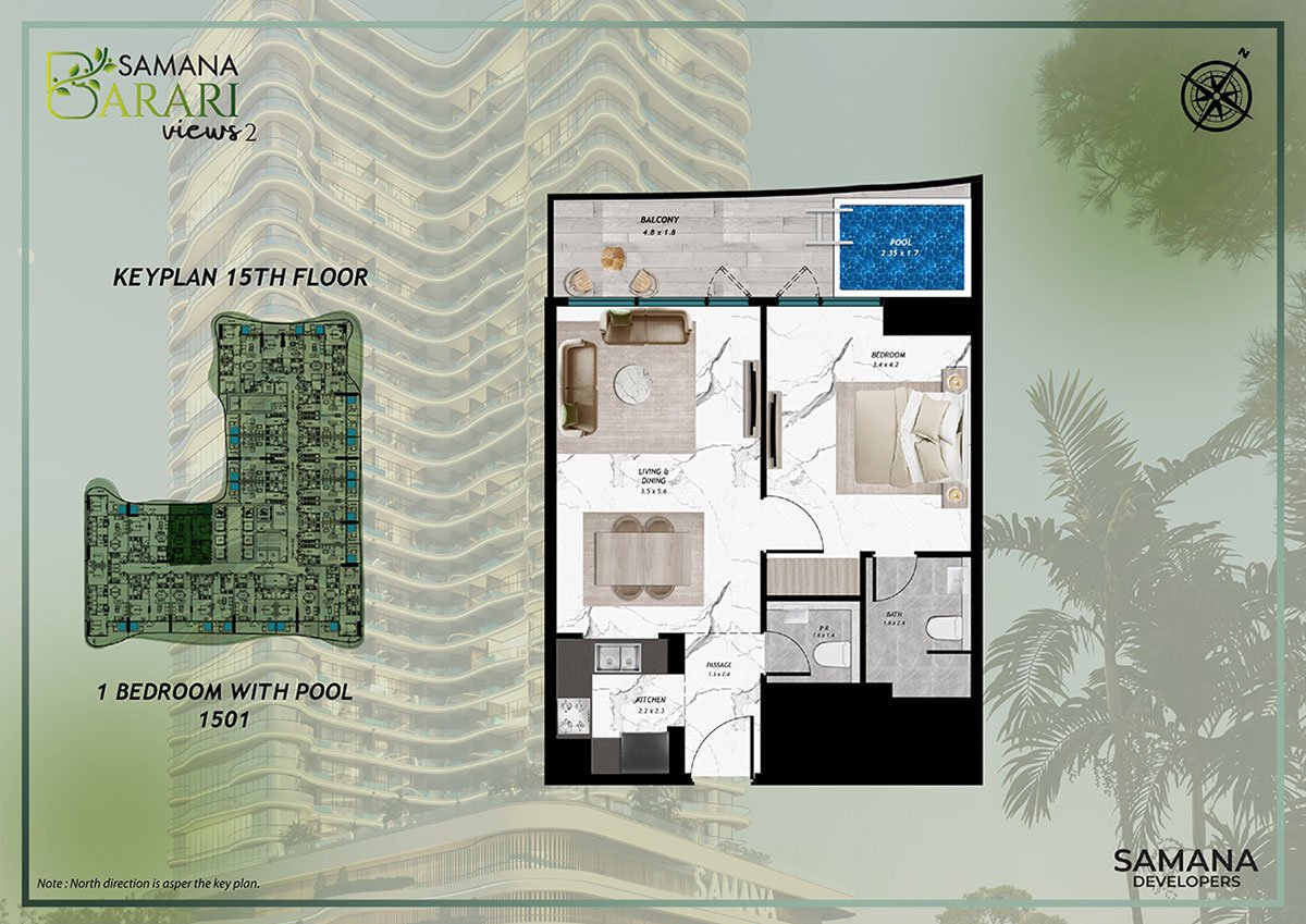 2 Bedroom