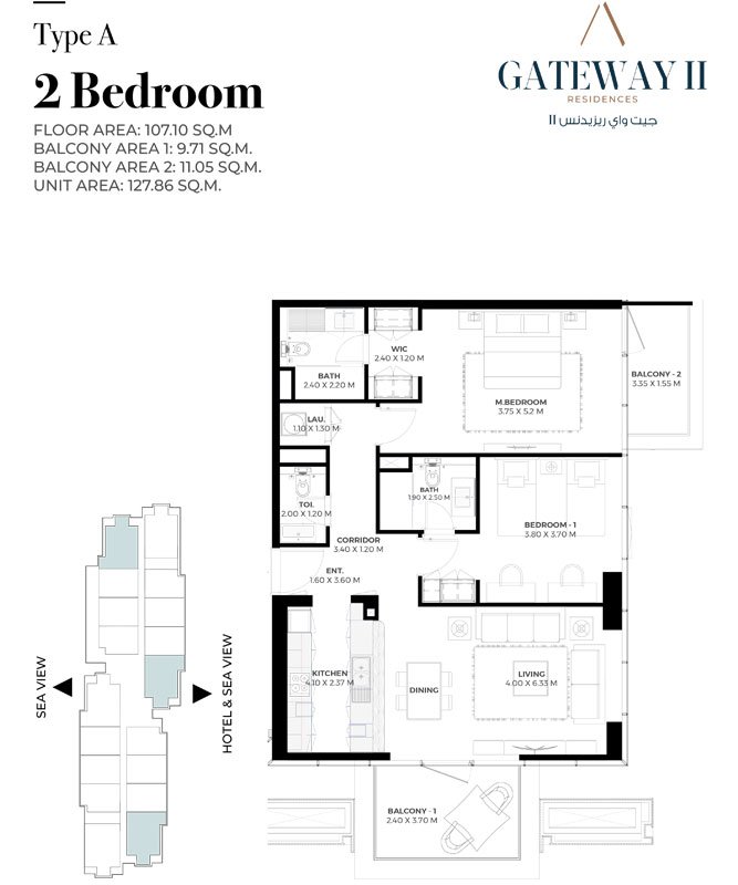 2 Bedroom